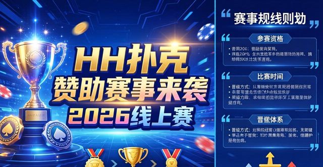 HH扑克赞助赛事_cpg扑克大赛_扑克游戏锦标赛