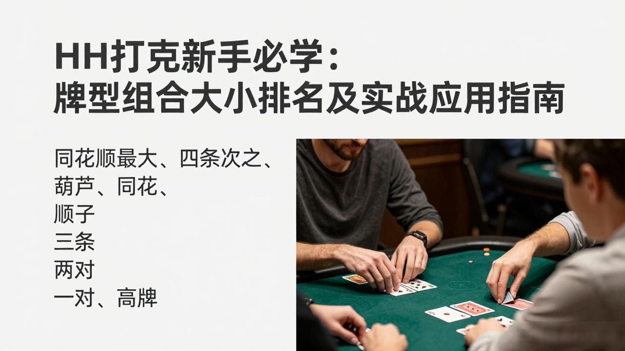 HH扑克牌型组合_扑克组合相合认识_扑克牌的组合有多少种