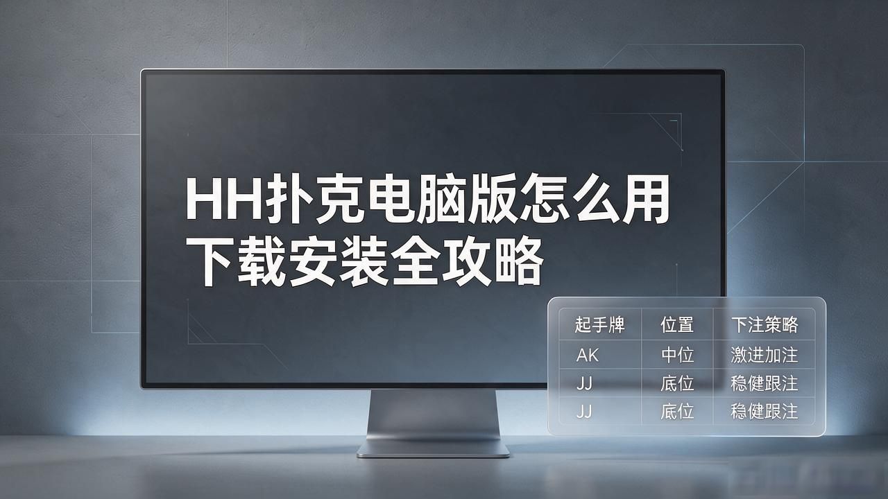 HH扑克电脑版_电脑扑克游戏下载_扑克牌游戏电脑版